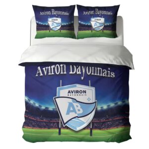 Alternative view of Housse De Couette Aviron Bayonnais Rugby Club Parure de lit Ensemble De Literie Rugby - Model 11