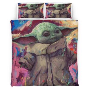Housse De Couette Bébé Yoda Trop Craquant Parure de lit Ensemble De Literie