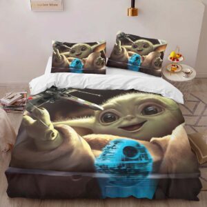 Alternative view of Housse De Couette Bébé Yoda Star Wars 4 Parure de lit Ensemble De Literie