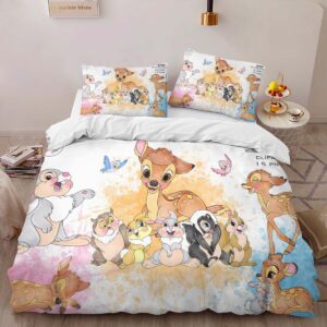 Alternative view of Housse De Couette Bambi & ses amis 04 Parure de lit Ensemble De Literie