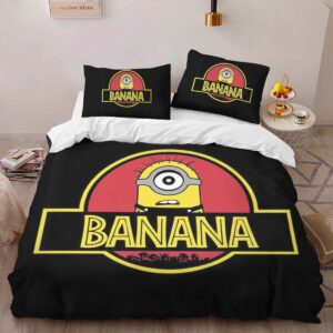 Alternative view of Housse De Couette Minions – Jurassic Park (Banane) Parure de lit Ensemble De Literie