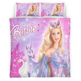 Housse De Couette Barbie 02 Parure de lit Ensemble De Literie