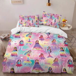 Alternative view of Housse De Couette Barbie – Arc-en-ciel Parure de lit Ensemble De Literie
