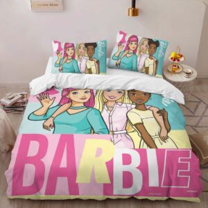 Alternative view of Housse De Couette Barbie – Trois filles Parure de lit Ensemble De Literie
