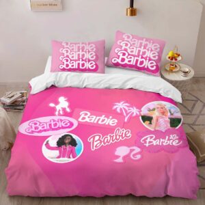 Alternative view of Housse De Couette Barbie – Rose mignon Parure de lit Ensemble De Literie