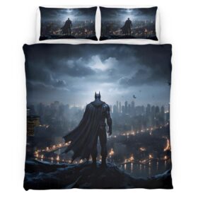 Housse De Couette Batman Gotham City Parure de lit Ensemble De Literie