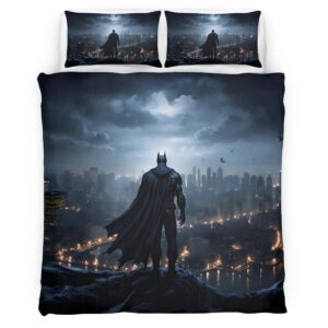 Housse De Couette Batman Gotham City Parure de lit Ensemble De Literie