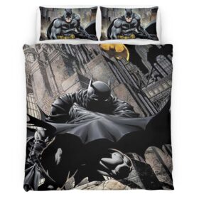 Housse De Couette Batman Héros dans la nuit noire 02 Parure de lit Ensemble De Literie