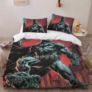 Alternative view of Housse De Couette Batman Héros dans la nuit noire 03 Parure de lit Ensemble De Literie