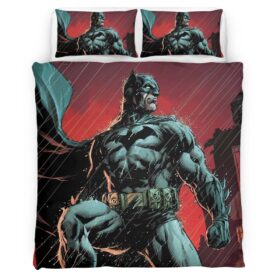 Housse De Couette Batman Héros dans la nuit noire 03 Parure de lit Ensemble De Literie