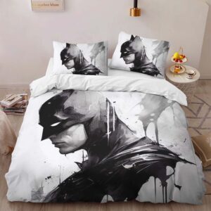 Alternative view of Housse De Couette Batman Héros dans la nuit noire 04 Parure de lit Ensemble De Literie