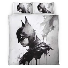 Housse De Couette Batman Héros dans la nuit noire 04 Parure de lit Ensemble De Literie