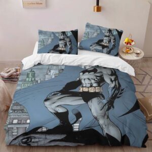 Alternative view of Housse De Couette Batman Héros dans la nuit noire 8 Parure de lit Ensemble De Literie