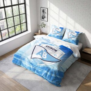 Housse De Couette Bayonnais Rugby Club Parure de lit Ensemble De Literie Rugby - Model 05