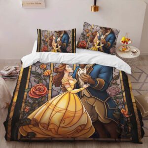 Alternative view of Housse De Couette Belle – La Belle et la Bête 4 Parure de lit Ensemble De Literie