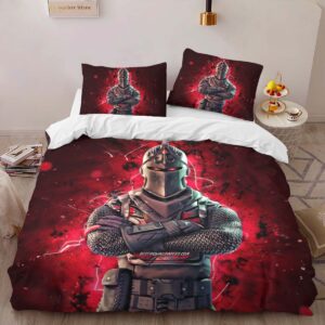 Alternative view of Housse De Couette Chevalier Noir Fortnite Skin Parure de lit Ensemble De Literie