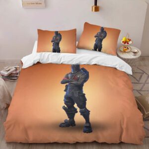 Alternative view of Housse De Couette Chevalier Noir Fortnite Skin 3 Parure de lit Ensemble De Literie