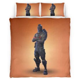 Housse De Couette Chevalier Noir Fortnite Skin 3 Parure de lit Ensemble De Literie