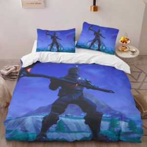 Alternative view of Housse De Couette Chevalier Noir Fortnite Skin 4 Parure de lit Ensemble De Literie