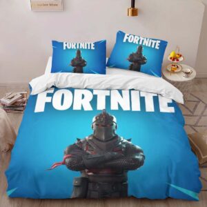 Alternative view of Housse De Couette Chevalier Noir Fortnite Skin 5 Parure de lit Ensemble De Literie