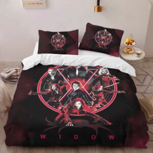 Alternative view of Housse De Couette Black Widow Marvel Parure de lit Ensemble De Literie