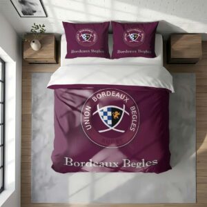 Alternative view of Housse De Couette Bordeaux Bègles Rugby Club Parure de lit Ensemble De Literie Rugby - Model 03