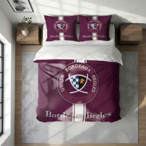 Alternative view of Housse De Couette Bordeaux Bègles Rugby Club Parure de lit Ensemble De Literie Rugby - Model 04