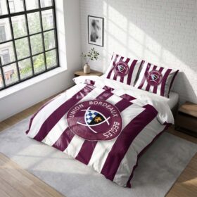 Housse De Couette Bordeaux Bègles Rugby Club Parure de lit Ensemble De Literie Rugby – Model 06