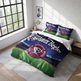 Housse De Couette Bordeaux Bègles Rugby Club Parure de lit Ensemble De Literie Rugby – Model 10
