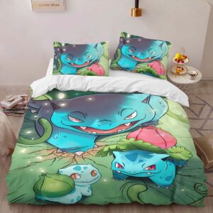 Alternative view of Housse De Couette Bulbizarre Pokémon 3 Parure de lit Ensemble De Literie