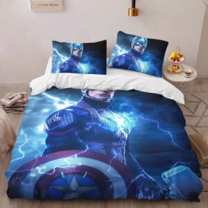 Alternative view of Housse De Couette Captain America – Marteau Parure de lit Ensemble De Literie
