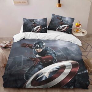 Alternative view of Housse De Couette Captain America Marvel 02 Parure de lit Ensemble De Literie