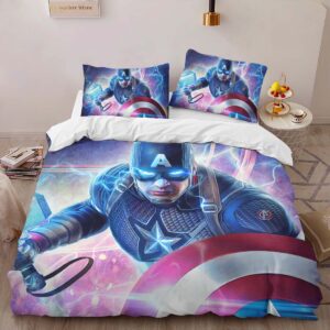 Alternative view of Housse De Couette Captain America Marvel 03 Parure de lit Ensemble De Literie