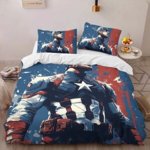 Alternative view of Housse De Couette Captain America Marvel 10 Parure de lit Ensemble De Literie