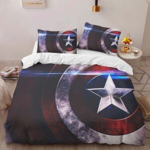 Alternative view of Housse De Couette Captain America – Bouclier 4 Parure de lit Ensemble De Literie