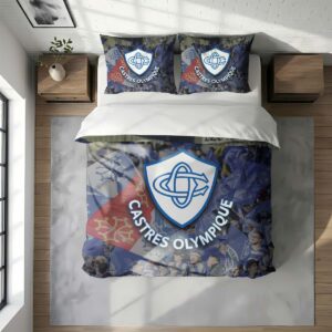 Alternative view of Housse De Couette Castres Olympique Rugby Club Parure de lit Ensemble De Literie Rugby - Model 10