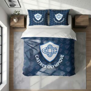Alternative view of Housse De Couette Castres Olympique Rugby Club Parure de lit Ensemble De Literie Rugby - Model 11