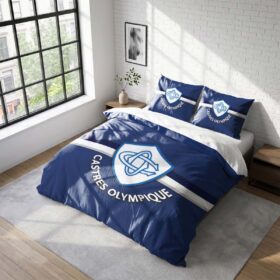 Housse De Couette Castres Olympique Rugby Club Parure de lit Ensemble De Literie Rugby – Model 12