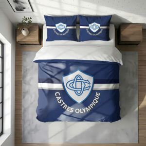 Alternative view of Housse De Couette Castres Olympique Rugby Club Parure de lit Ensemble De Literie Rugby - Model 12
