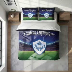 Alternative view of Housse De Couette Castres Olympique Rugby Club Parure de lit Ensemble De Literie Rugby - Model 14