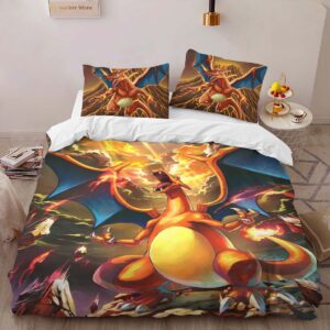 Alternative view of Housse De Couette Dracaufeu Pokémon 6 Parure de lit Ensemble De Literie