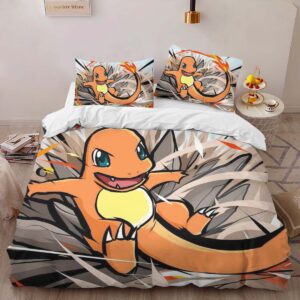 Alternative view of Housse De Couette Salamèche Feu Pokémon 4 Parure de lit Ensemble De Literie