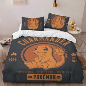 Alternative view of Housse De Couette Salamèche Feu Pokémon 6 Parure de lit Ensemble De Literie