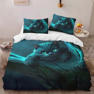 Alternative view of Housse De Couette Chat du Cheshire – Alice au pays des merveilles 02 Parure de lit Ensemble De Literie