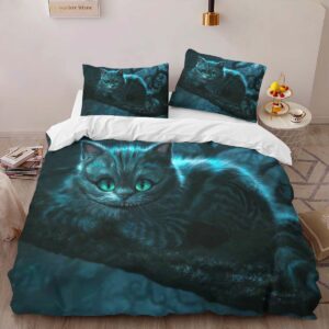Alternative view of Housse De Couette Chat du Cheshire – Alice au pays des merveilles 04 Parure de lit Ensemble De Literie