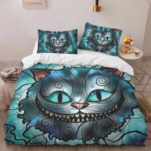Alternative view of Housse De Couette Chat du Cheshire – Alice au pays des merveilles 05 Parure de lit Ensemble De Literie