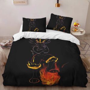 Alternative view of Housse De Couette Pyrobut Pokémon 10 Parure de lit Ensemble De Literie