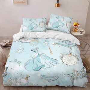 Alternative view of Housse De Couette Cendrillon – Motif princesse 01 Parure de lit Ensemble De Literie
