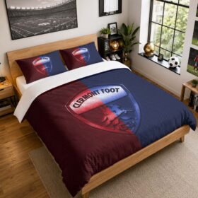 Housse De Couette Clermont Foot 03 Parure de lit Ensemble De Literie – CF63 Ligue 2