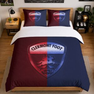 Alternative view of Housse De Couette Clermont Foot 03 Parure de lit Ensemble De Literie - CF63 Ligue 2